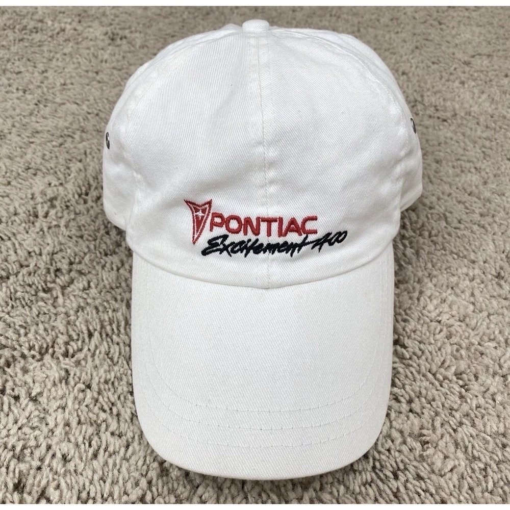 Vtg Pontiac Excitement  Hat‎ Winston Cup 400 Richmond Raceway OSFM NASCAR Cap